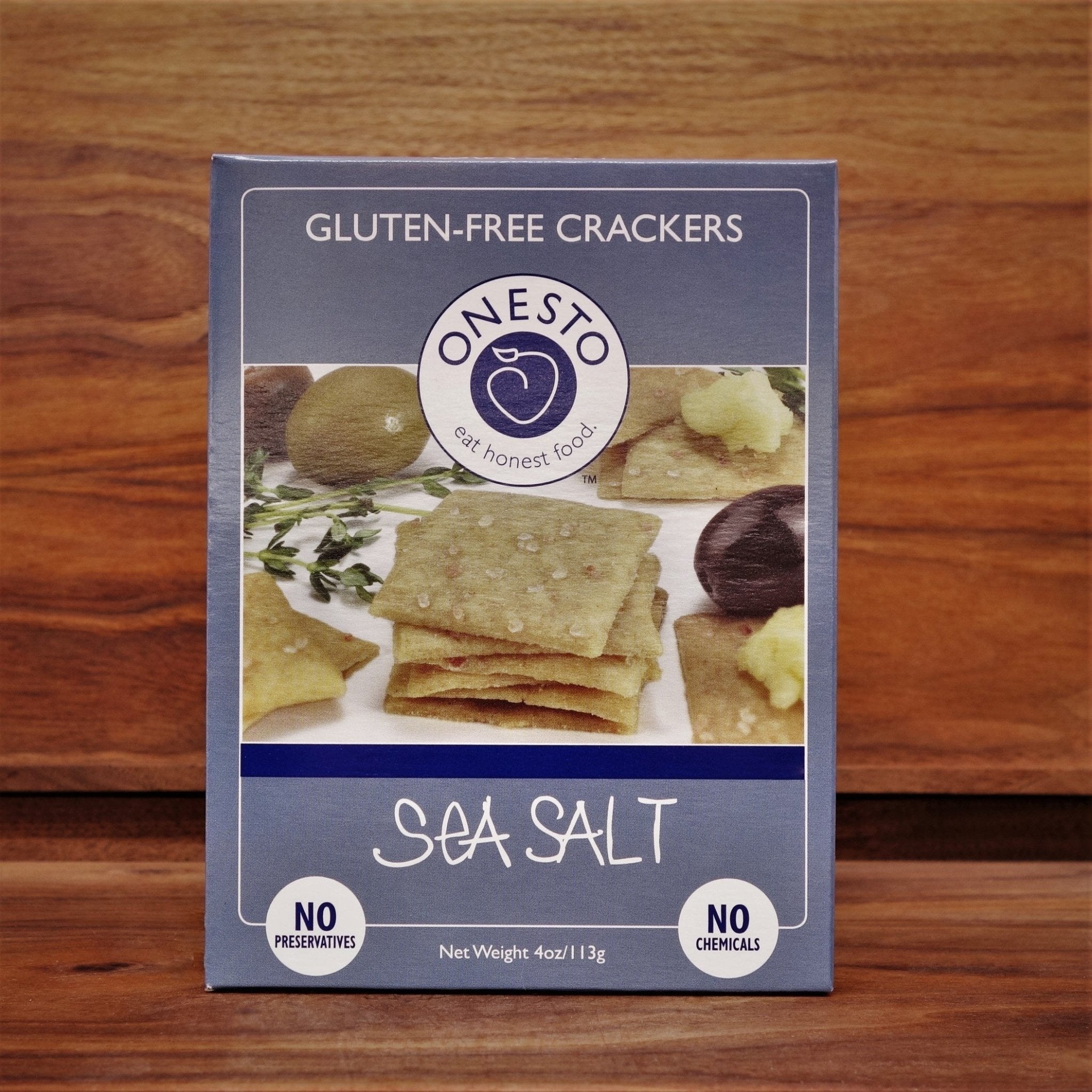 Onesto Sea Salt Gluten Free Crackers Mongers' Provisions