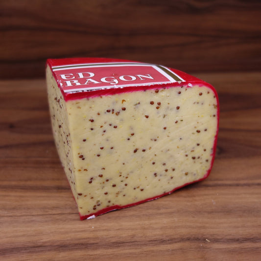 Red Dragon Mustard Cheese - Somerdale Cheese 1/2 lb - Mongers' Provisions