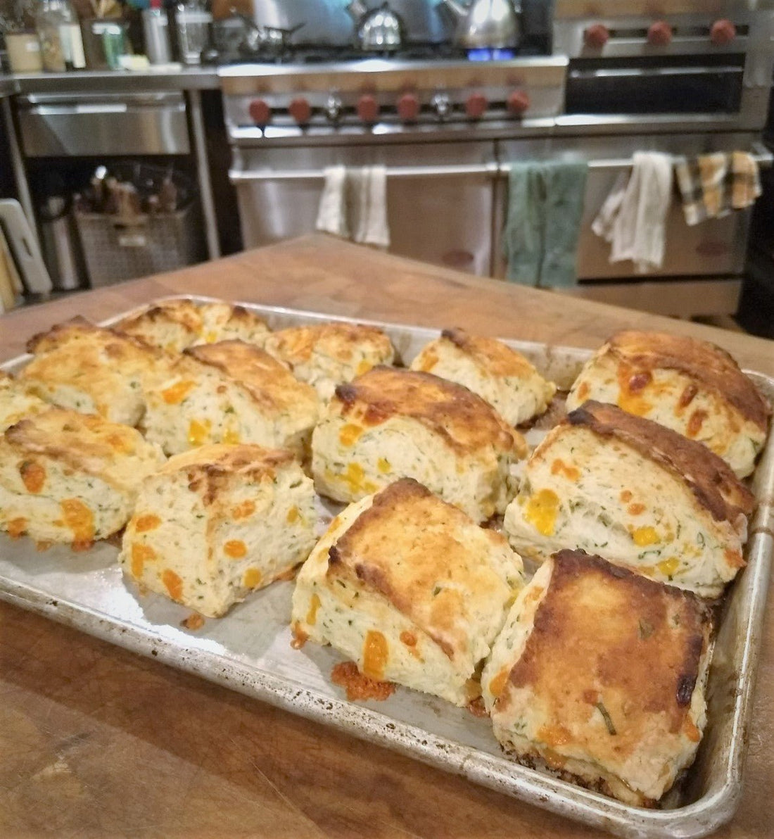 Flaky Cheddar & Herb Buttermilk Biscuits - Mongers' Provisions