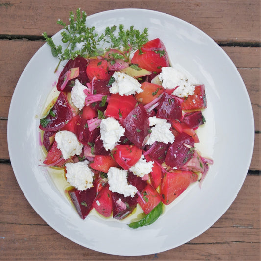Mongers' Beet Salad With Goat Cheese and Vinegar - Mongers' Provisions