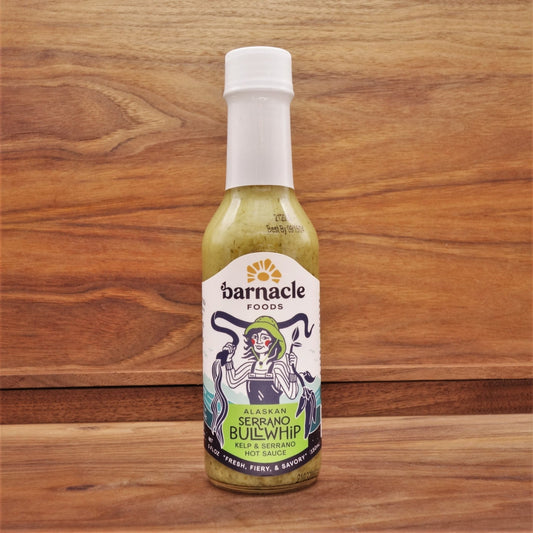 Barnacle- Bullwhip Kelp and Serrano Hot Sauce - Mongers' Provisions