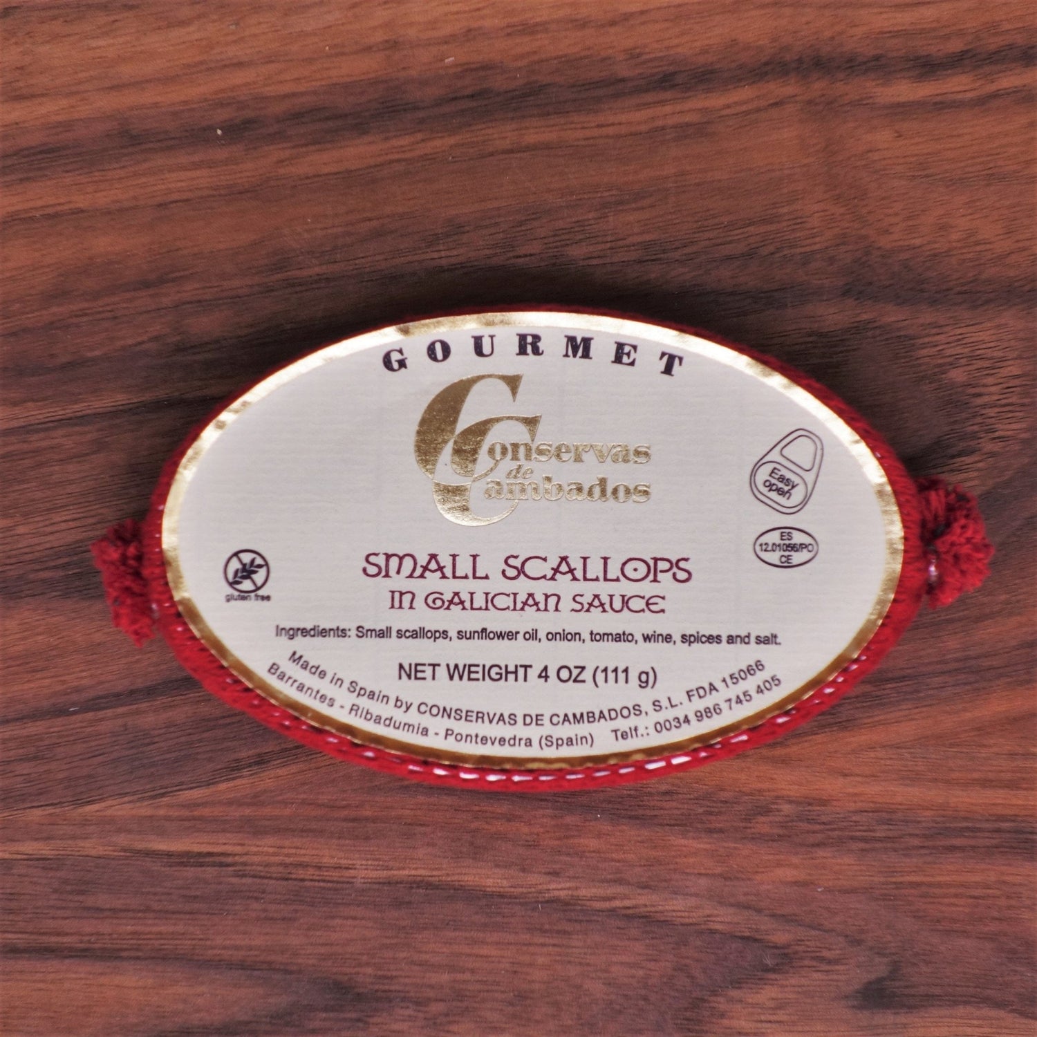 Conservas de Cambados Small Scallops in Galician Sauce - Mongers' Provisions
