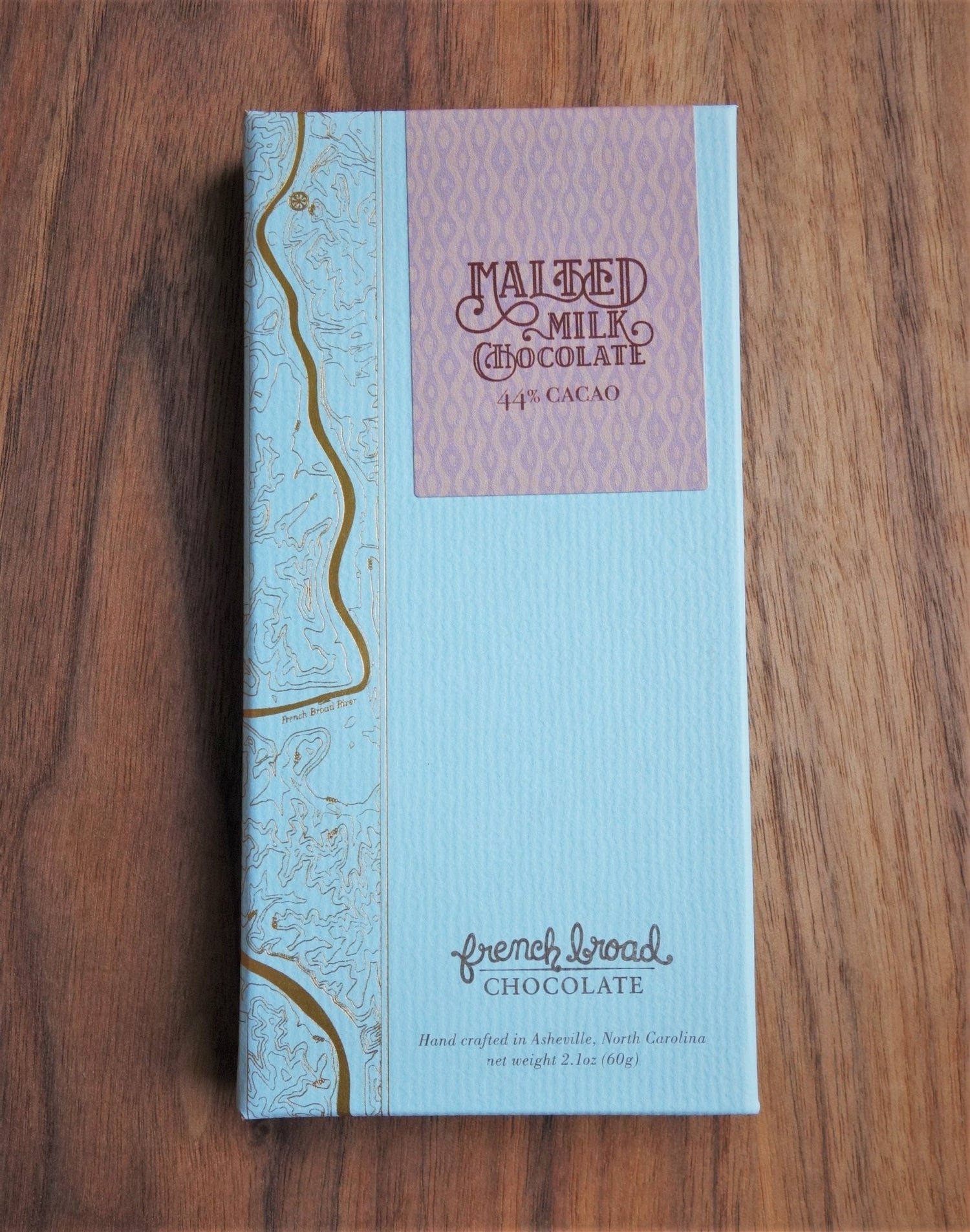 French Broad Malted Milk Chocolate 44pct - Mongers' Provisions