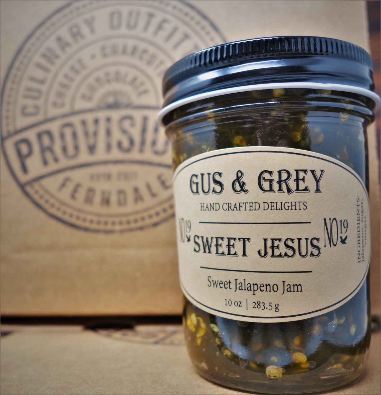Gus and Grey Jalapeno Jam "Sweet Jesus" - Mongers' Provisions