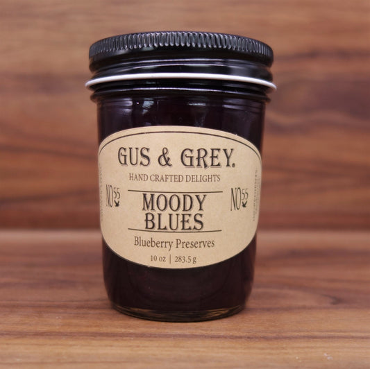 Gus and Grey Moody Blues Blueberry Jam - Mongers' Provisions