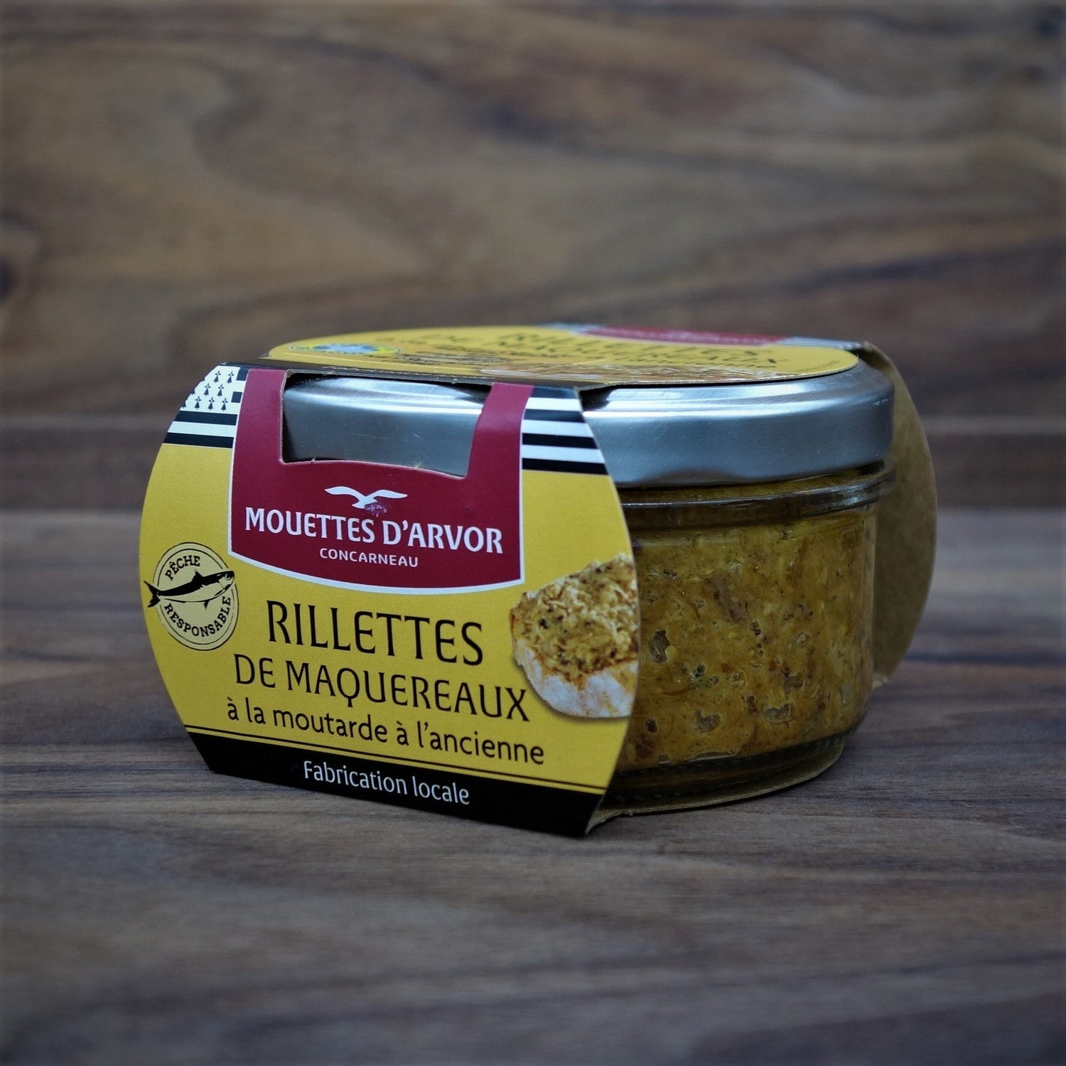Les Mouette d'Arvor Rillettes of Mackeral W/ Mustard - Mongers' Provisions