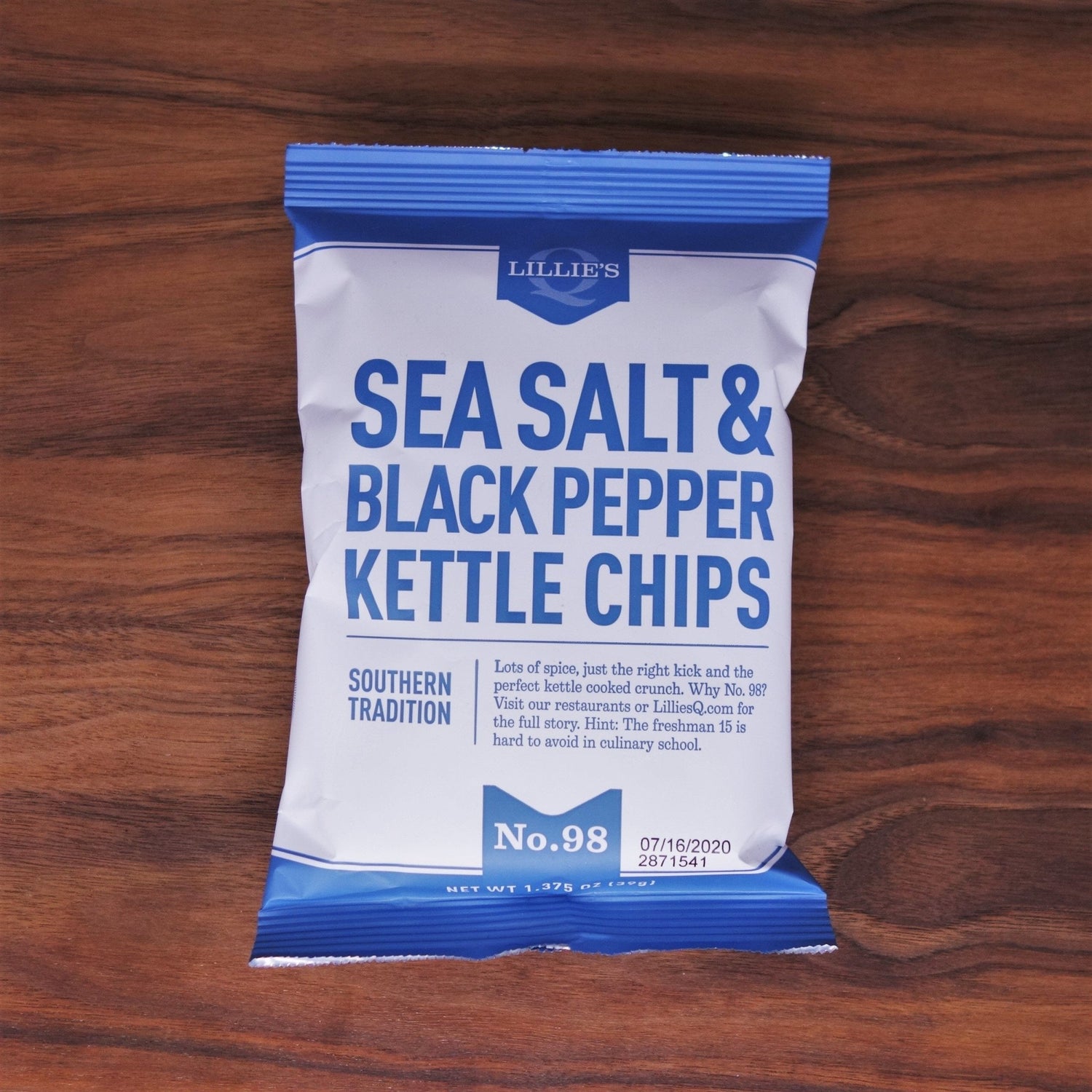 Lillie's Q Salt and Black Pepper Kettle Chips - Mongers' Provisions