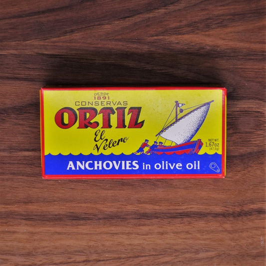 Ortiz Brown Anchovies Tin - Mongers' Provisions