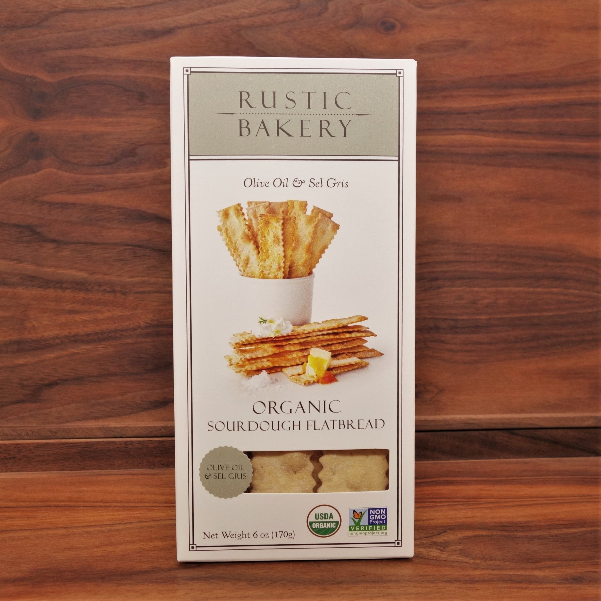 Rustic Bakery Olive Oil & Sel Gris Flatbreads Mongers' Provisions