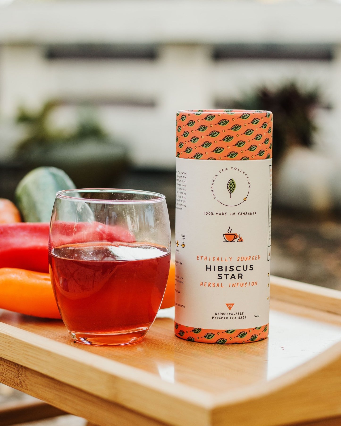 Tanzania Tea Collection - Hibiscus Star Herbal Tea - Mongers' Provisions
