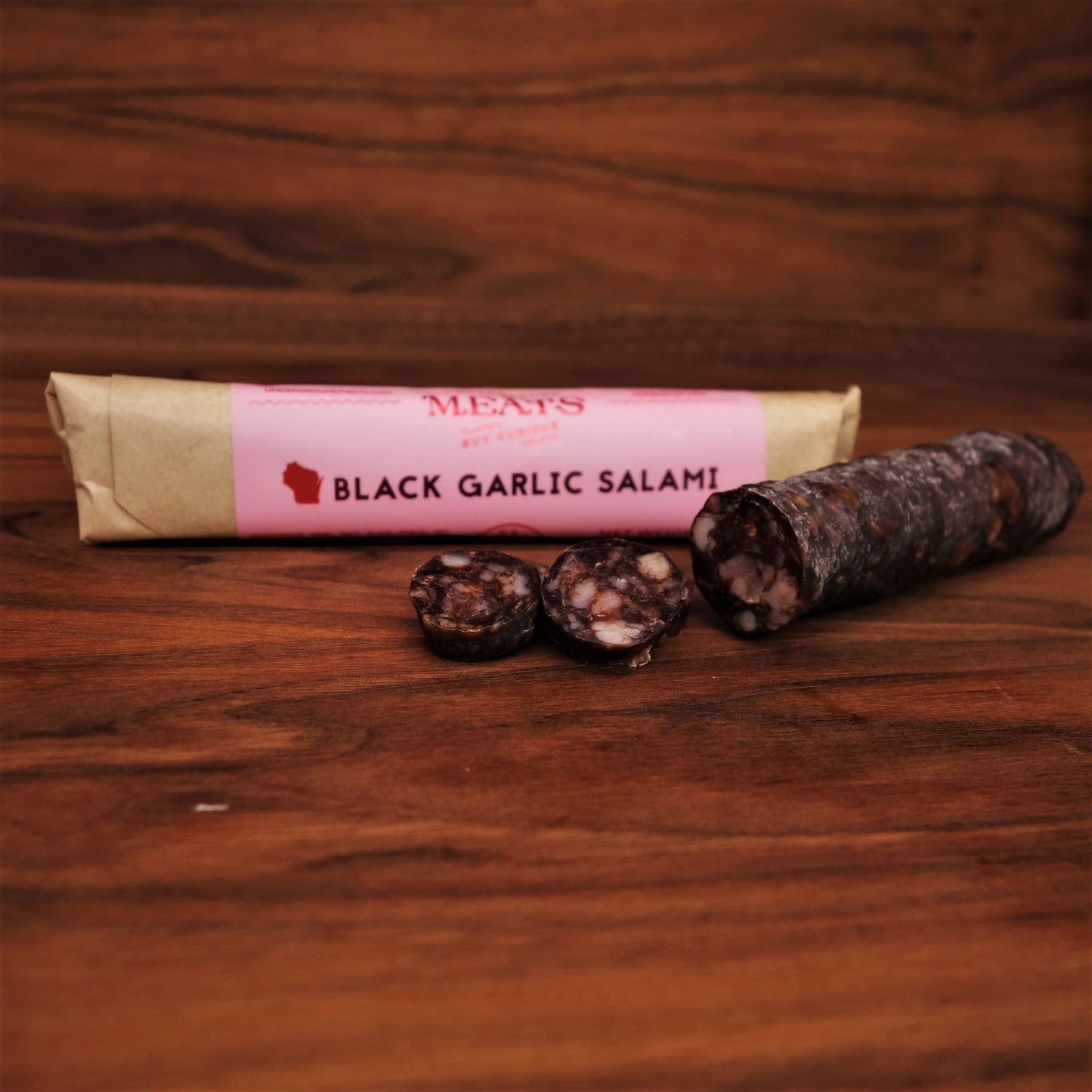 Underground Meats - Black Garlic Salami - Mongers' Provisions