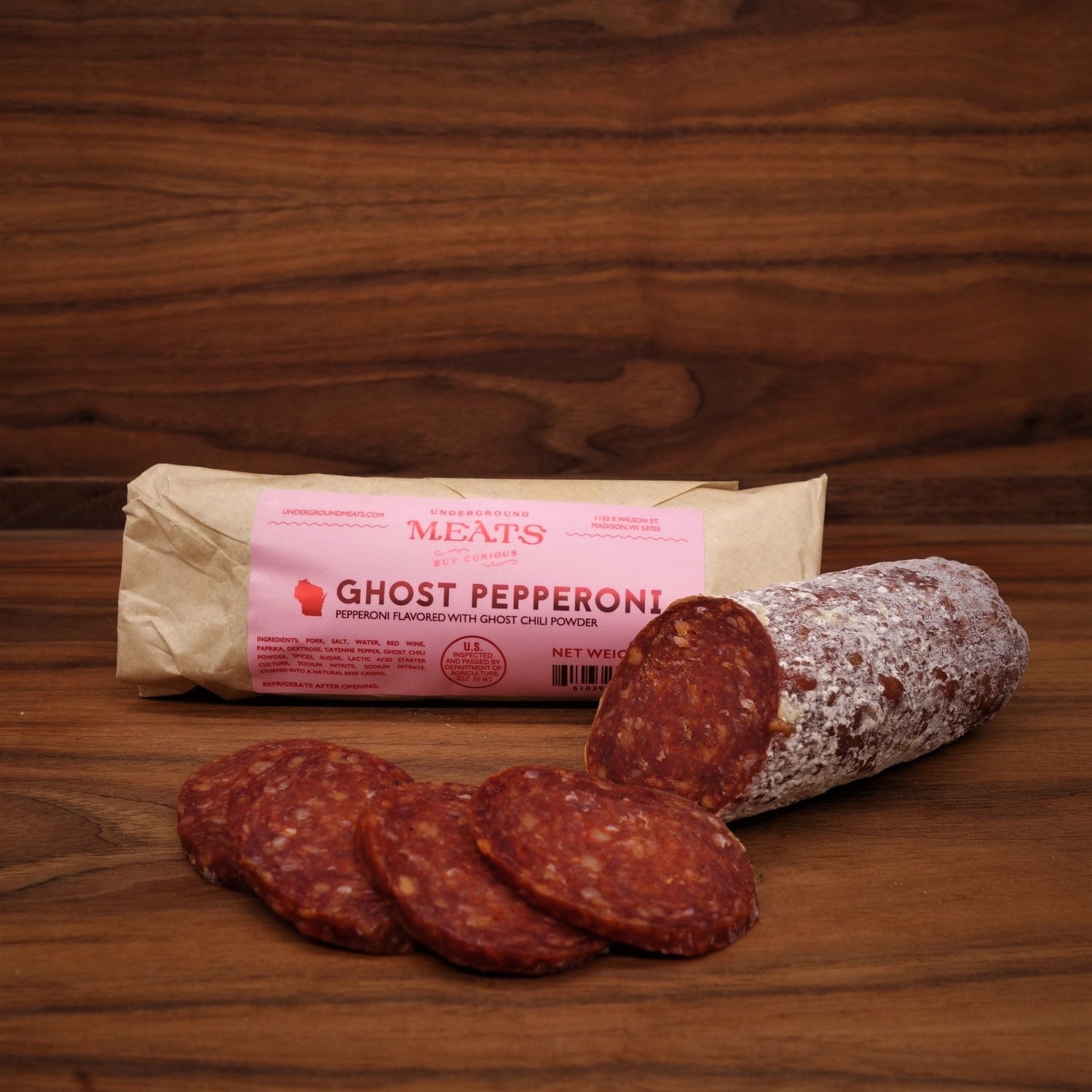 Underground Meats - Ghost Pepperoni - Mongers' Provisions